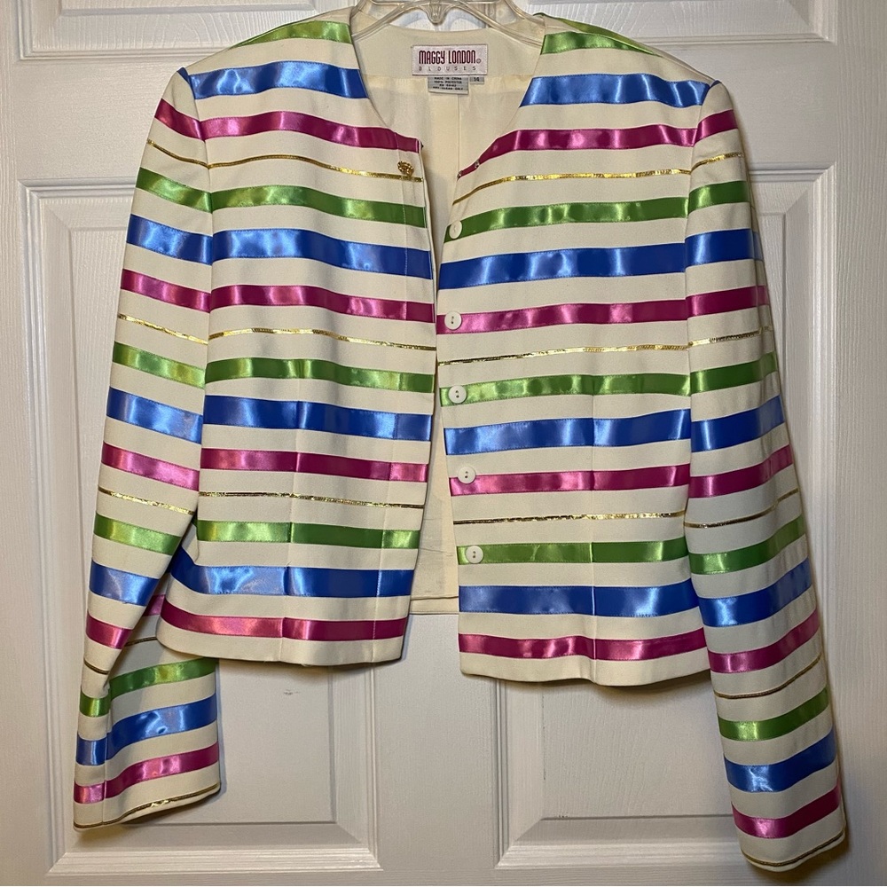 Vintage Maggy London Blouses Size 14